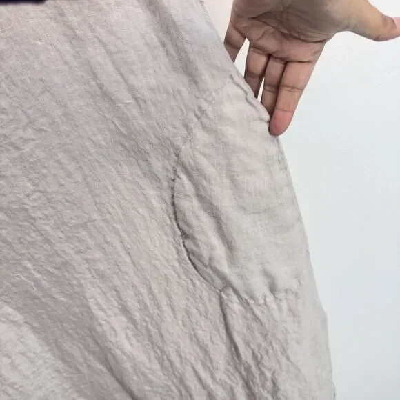 Laura Bianchi 100% Linen Maxi Dress - Picture 8 of 15